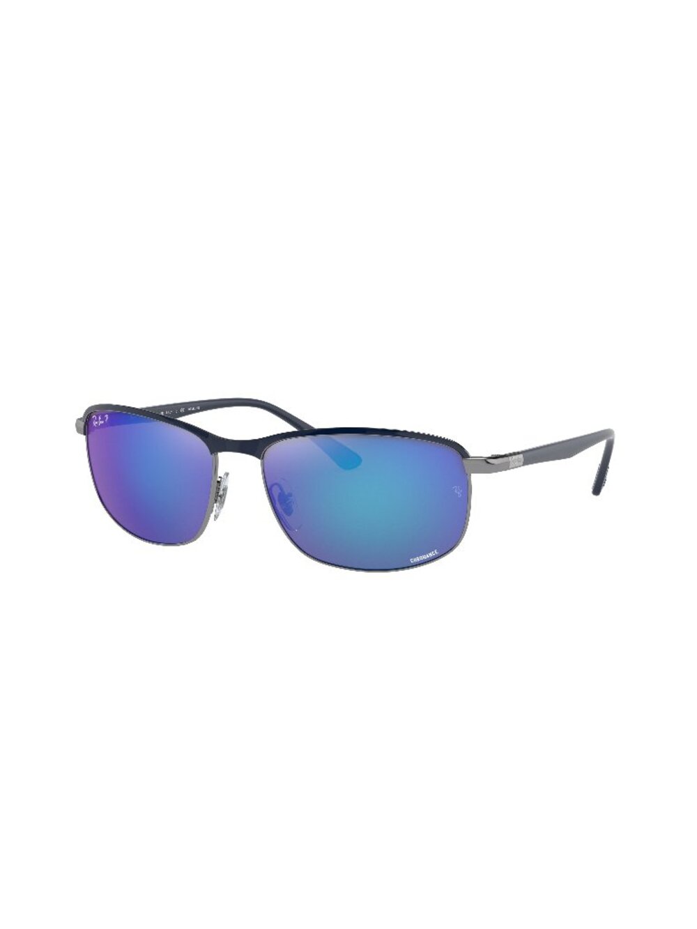 New Ray-Ban Unisex Sunglasses Blue Aviator Grey Lens Metal Frame Ray Ban 92044L